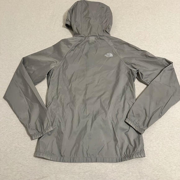 The North Face Womens Grey Hooded Lightweight Windbreaker Jacket Size S P - Picture 6 of 6